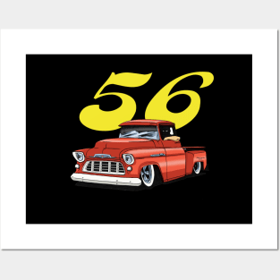 56 Chev Pickup Posters and Art